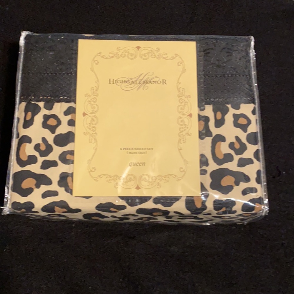 Leopard Lace Sheet Set